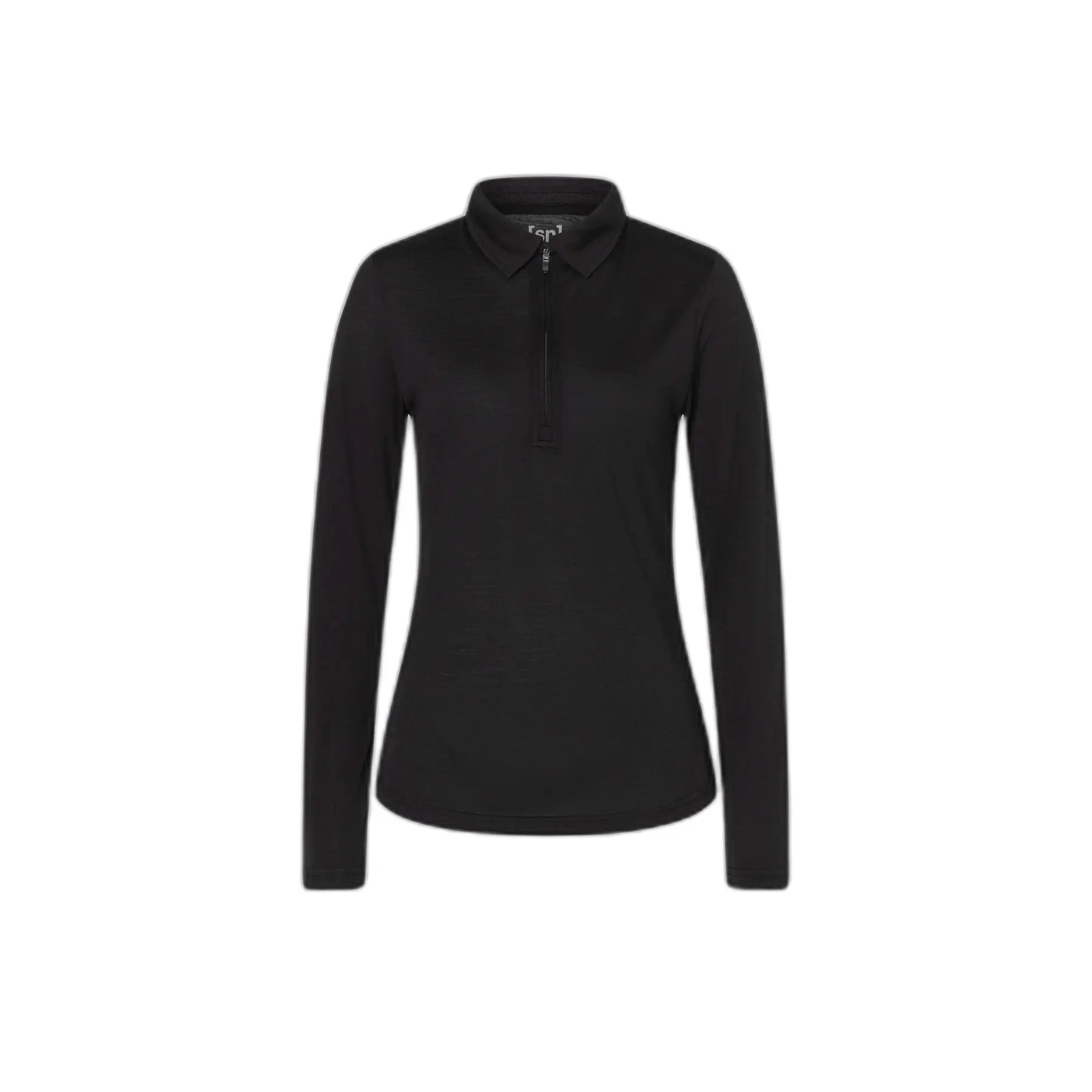 Women's long sleeve zip polo super.natural