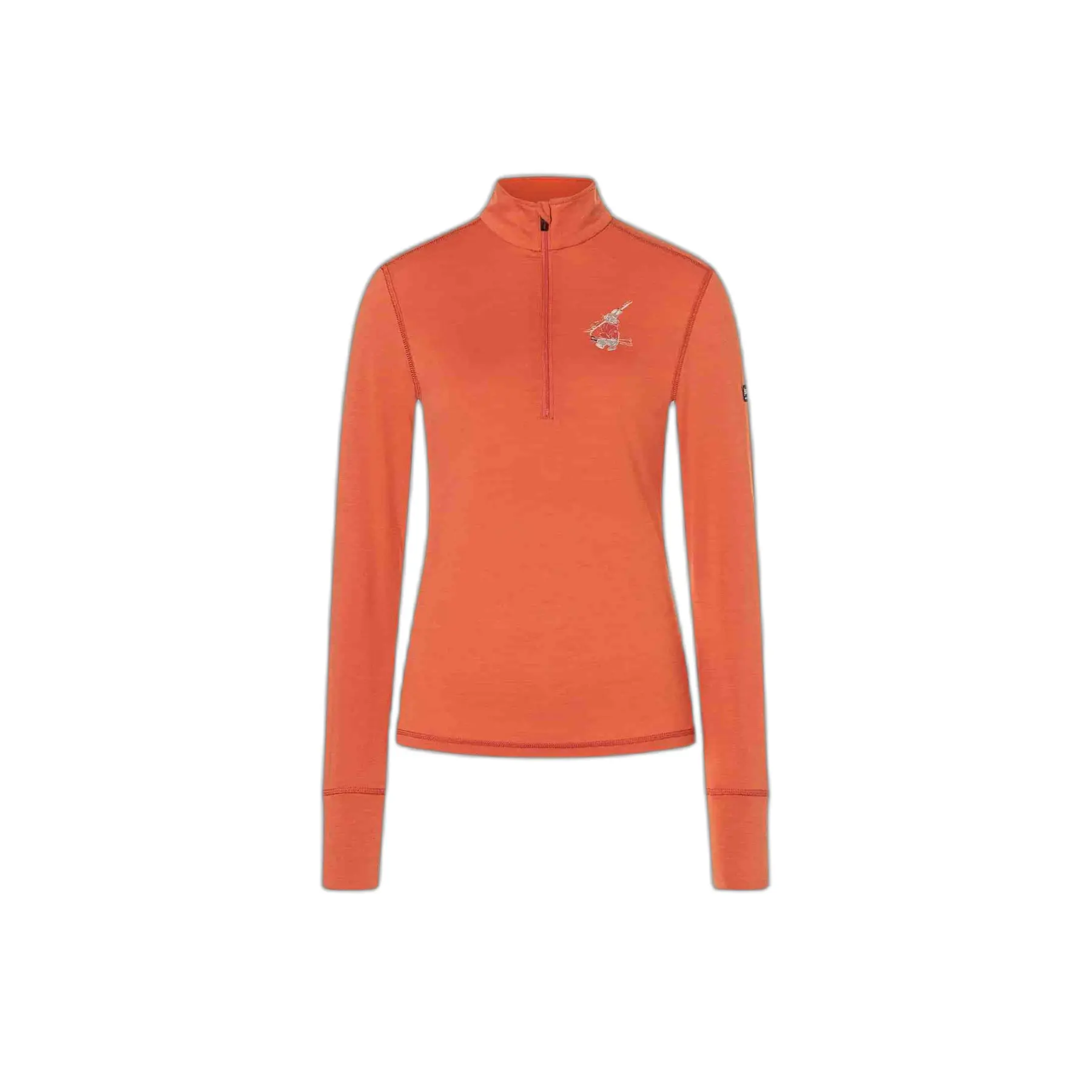 Fleece 1/4 Reißverschluss Damen super.natural Tundra175 Bunny