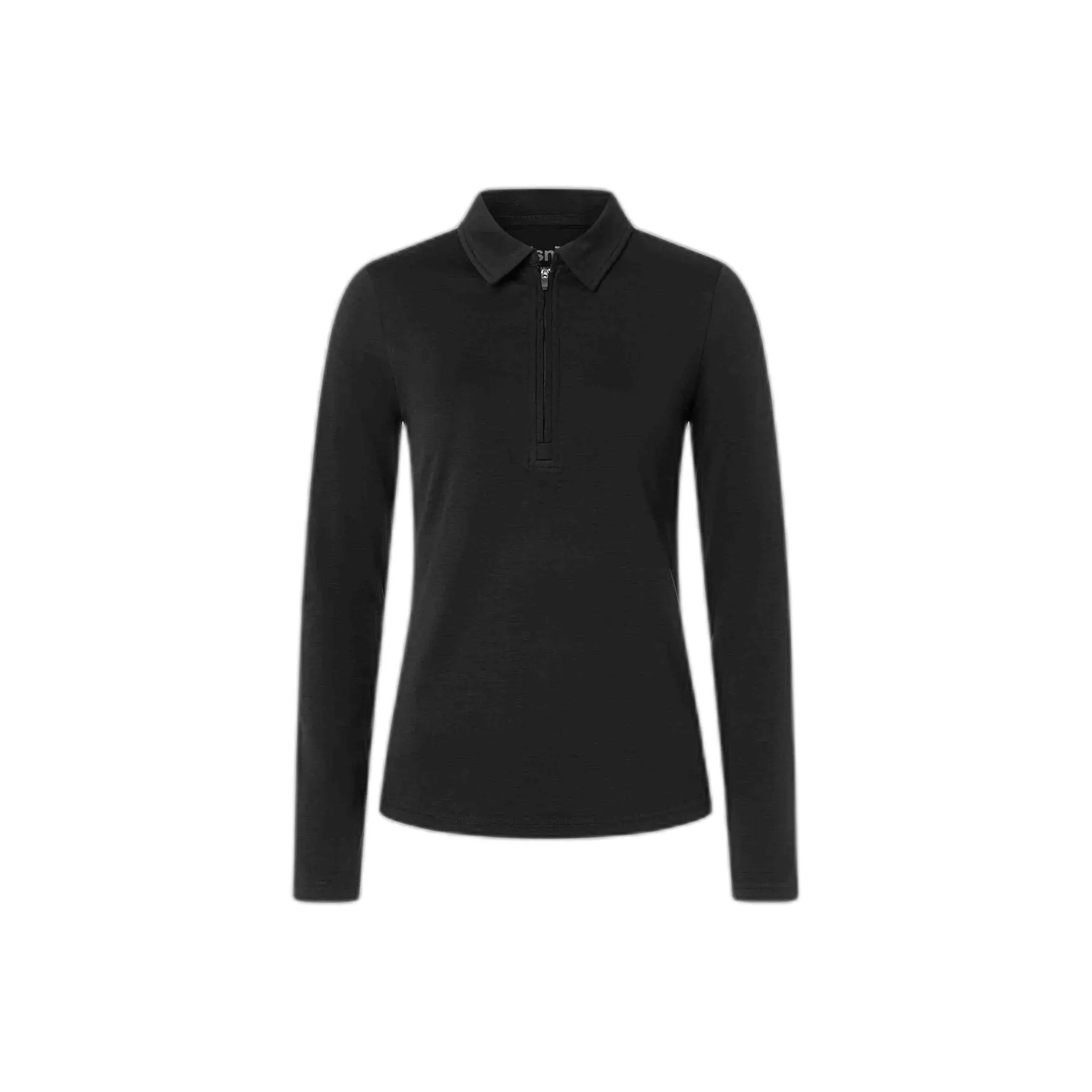 Women's long sleeve zip polo super.natural Lux
