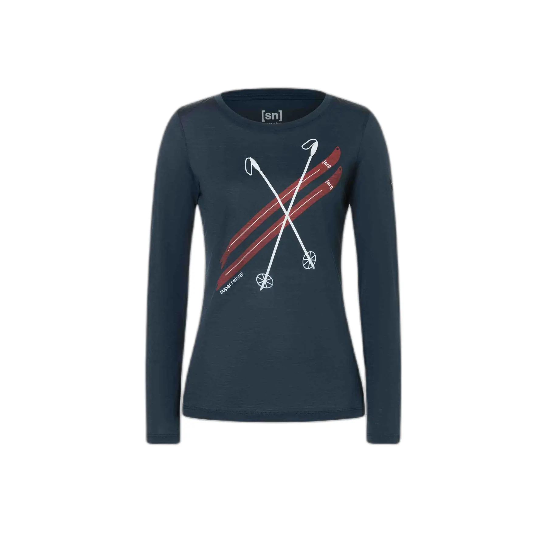 Women's long sleeve T-shirt super.natural Kryssede