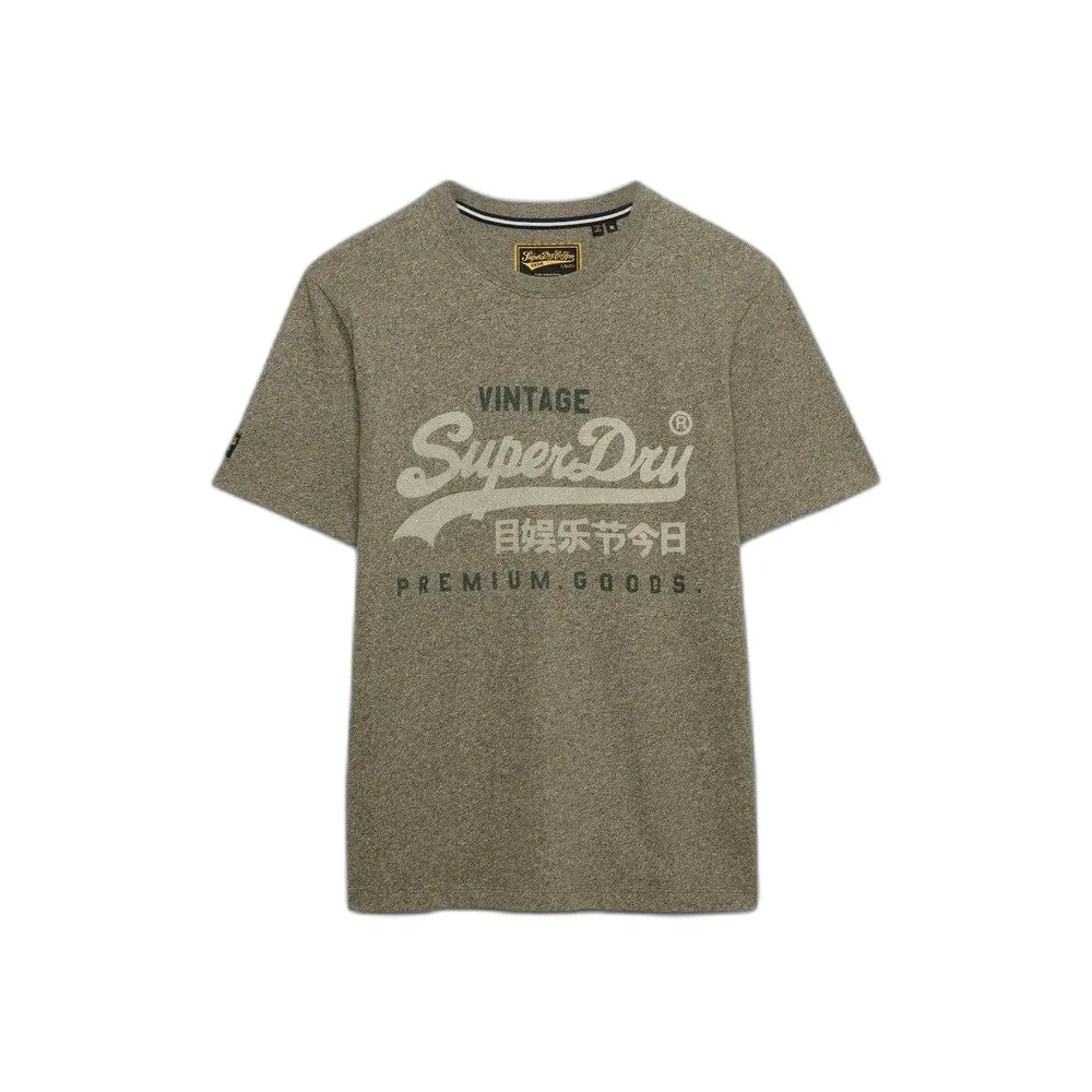 Superdry Vert T-Shirt Vintage Logo Heritage