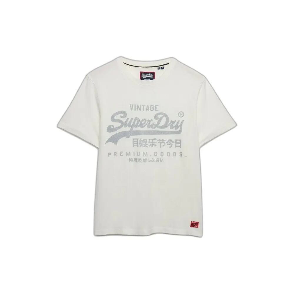 Superdry Beige T-Shirt Vl Classic