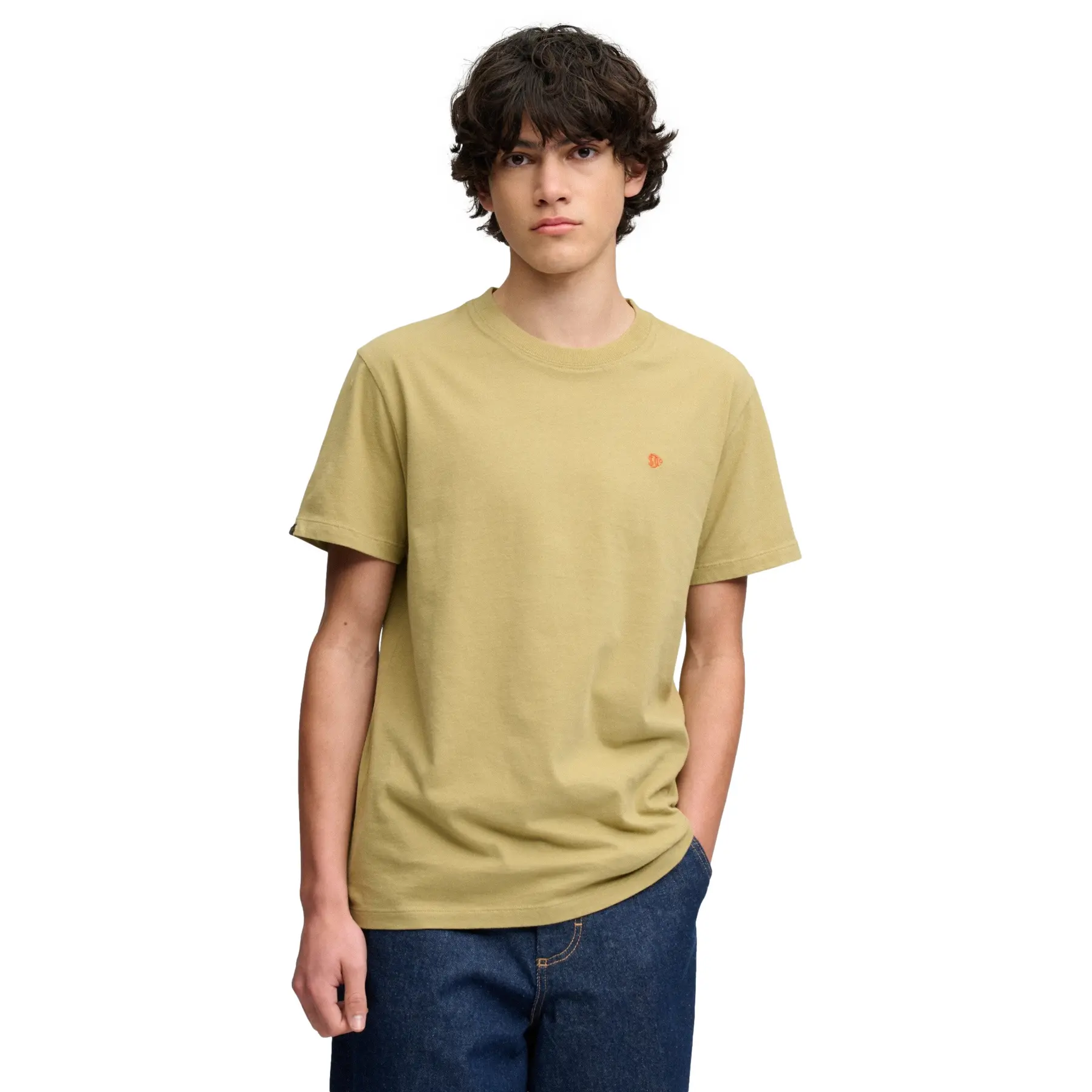 T-shirt con logo ricamato