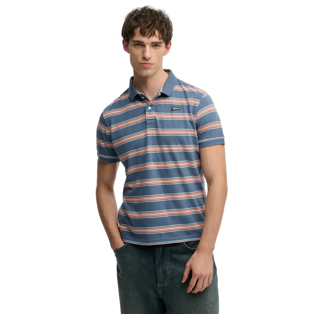Gestreiftes Poloshirt Superdry Vintage