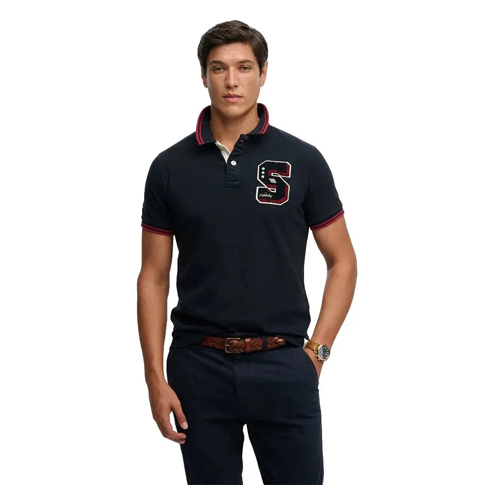 5063634106284 - Polo-Shirt Vintage Athletic Patch