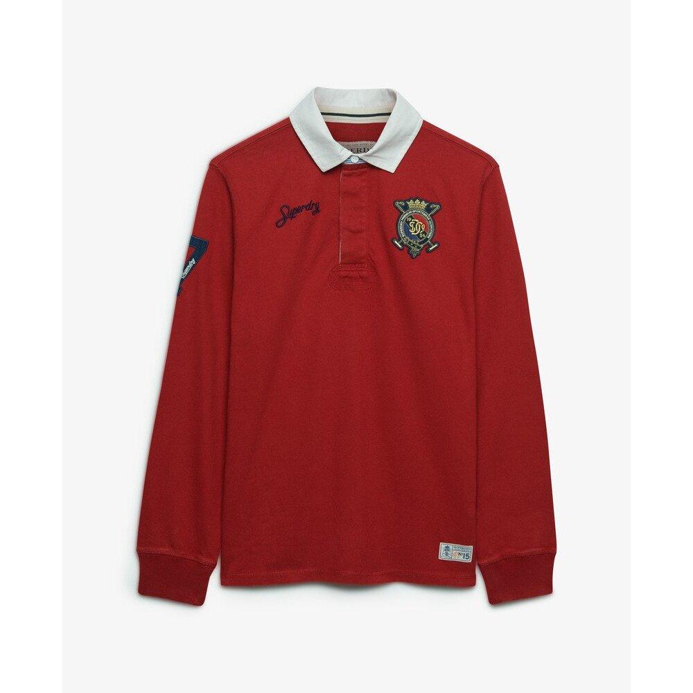 5063634107250 - Polo mit langen Ärmeln und doppeltem Emblem Superdry