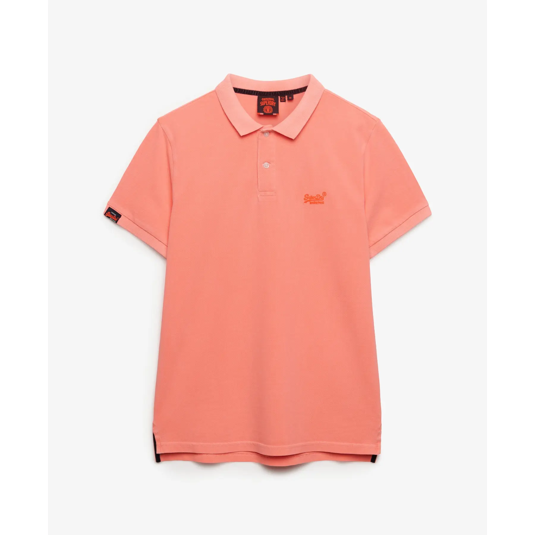 Superdry Orange Polo Vintage Destroy