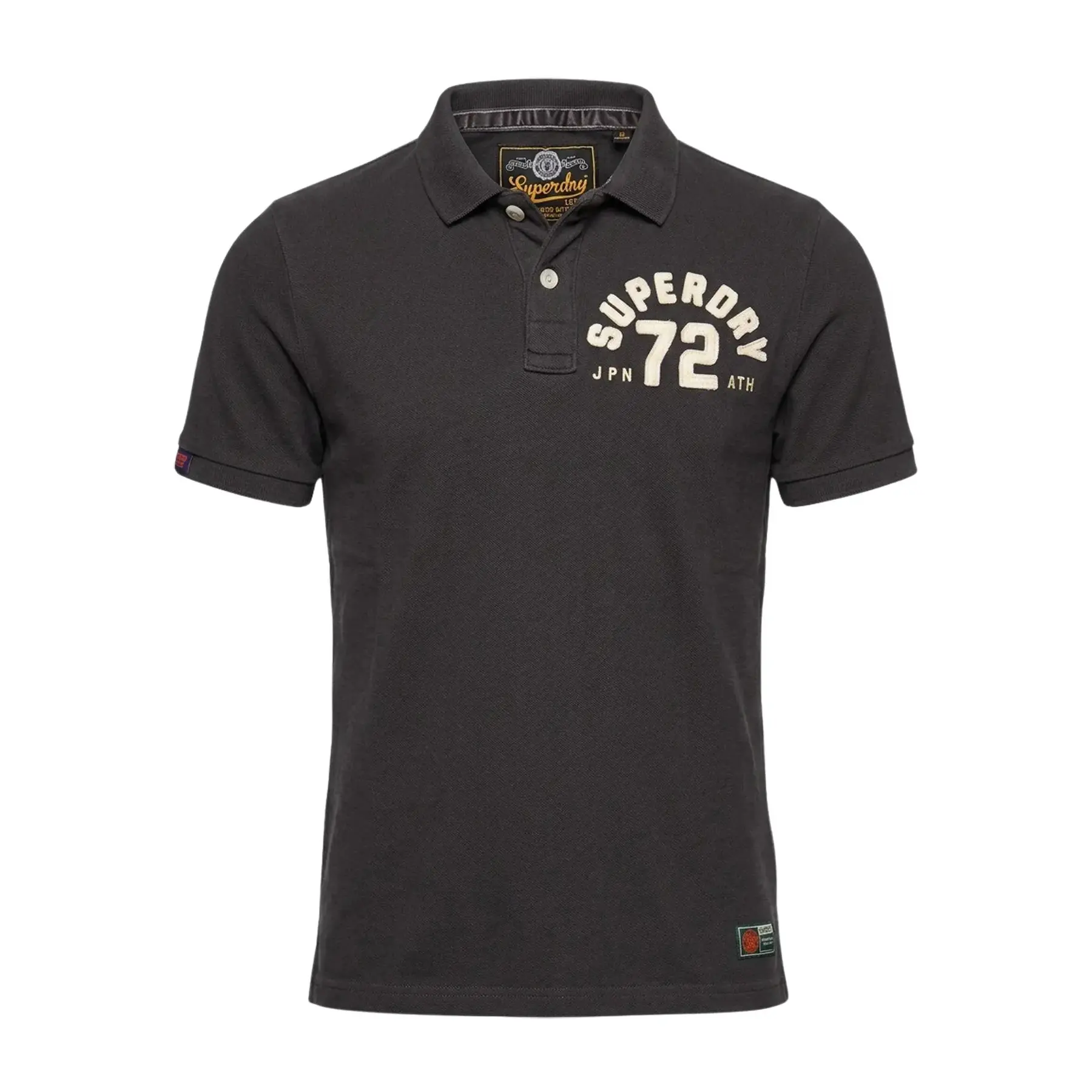 Superdry Noir Polo Athletic Vintage