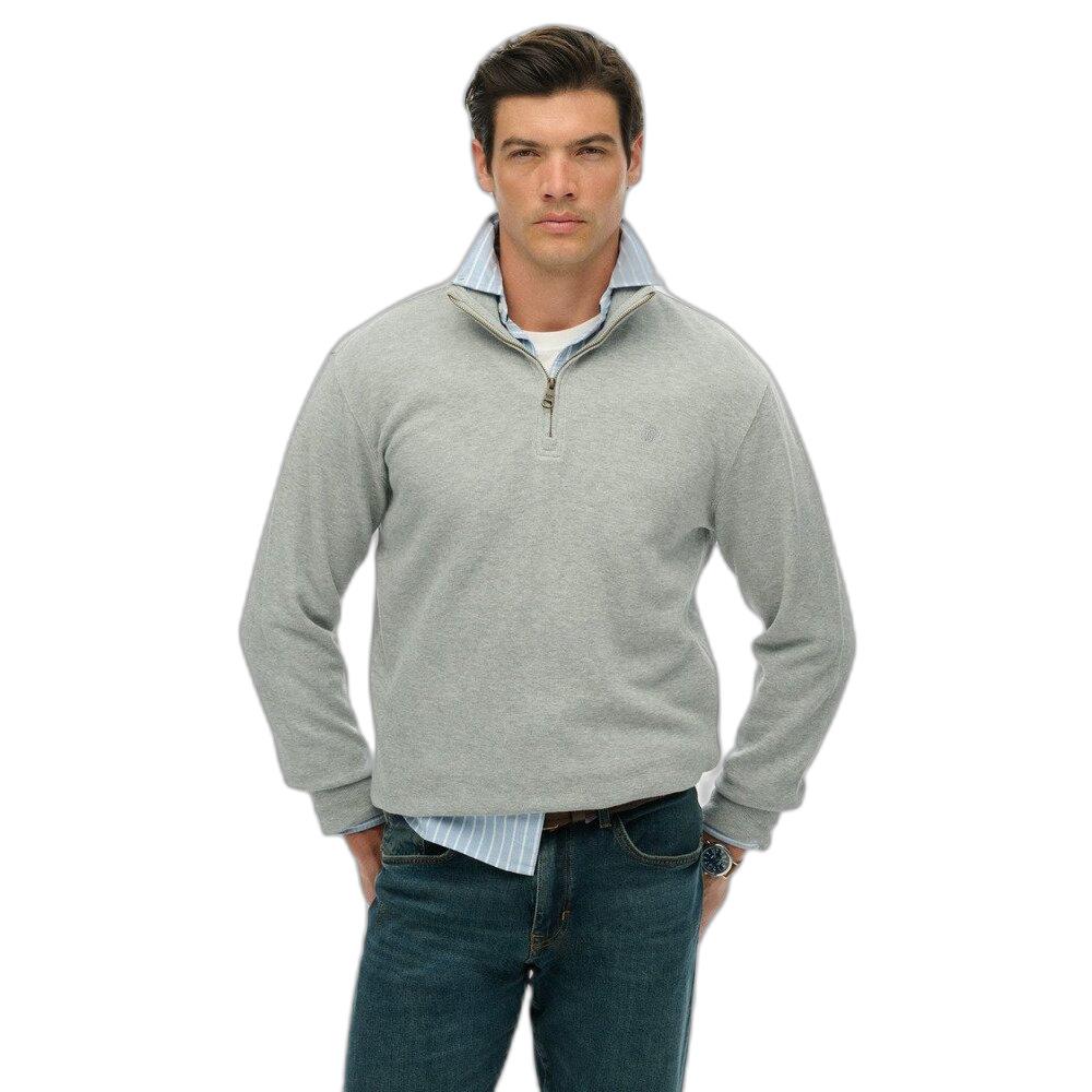 5063068792657 - Ripp-Pullover mit Reißverschlusskragen Superdry