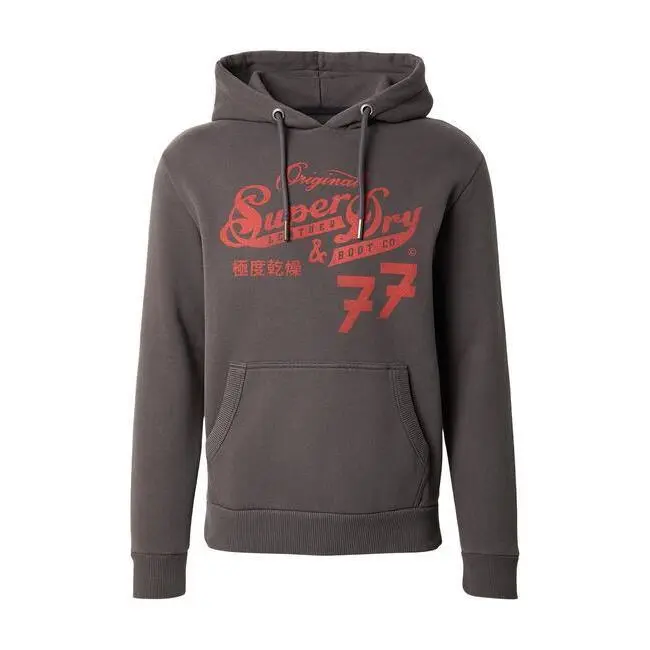 Hooded sweatshirt Superdry Leather & Boot Co Script