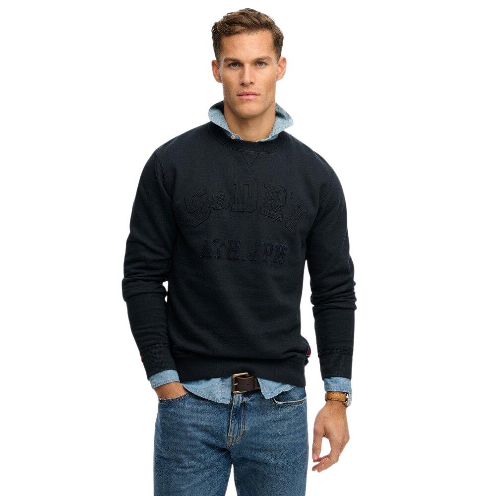 5063068793890 - Unifarben Rundhalsausschnitt Sweatshirt Vintage Athletic