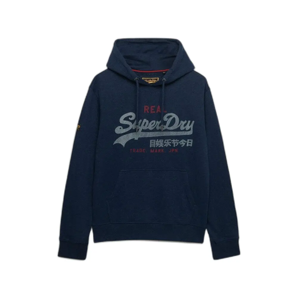 Superdry Bleu Hooded Sweatshirt Vl Heritage