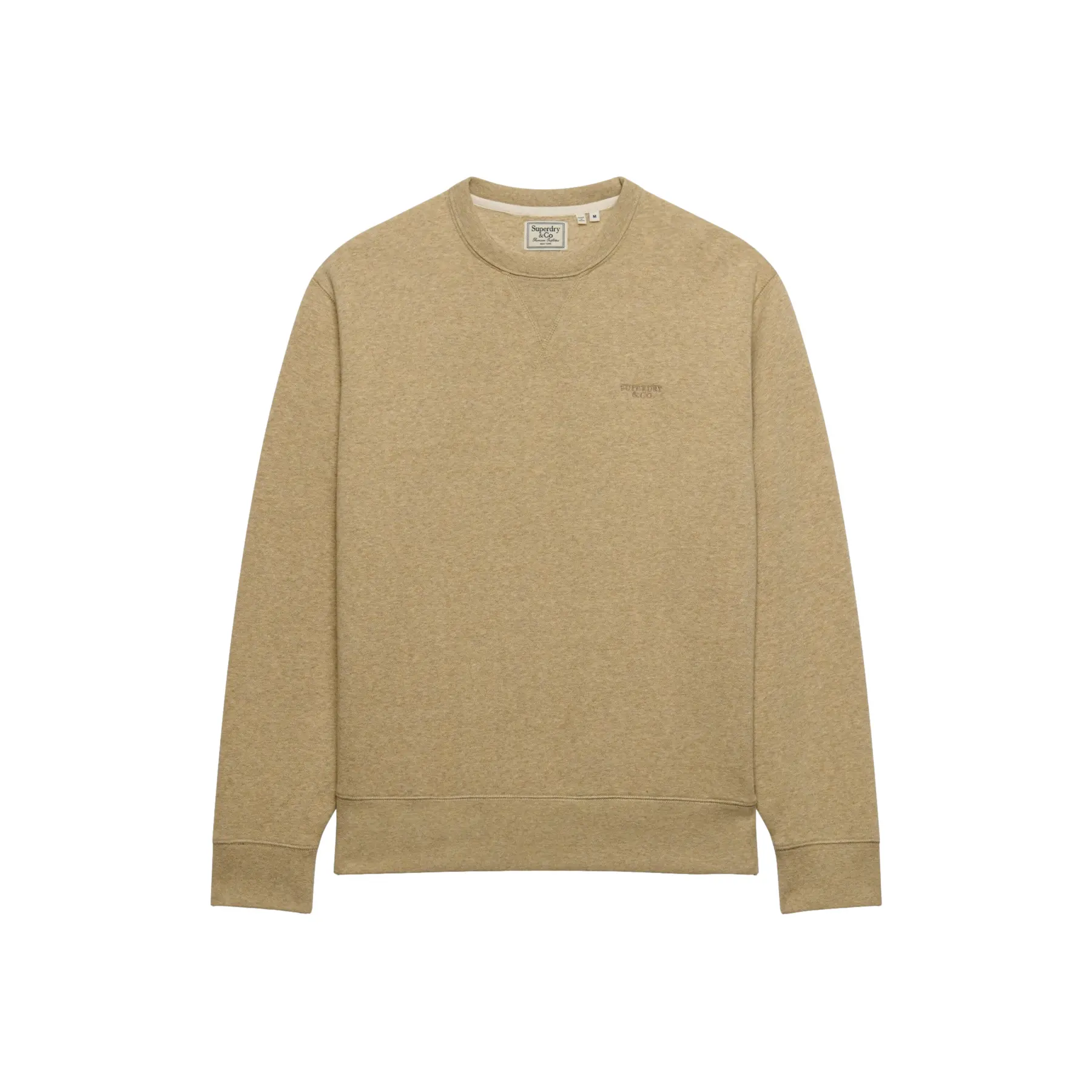 Superdry Beige Sweatshirt With Logo Essential Stacked