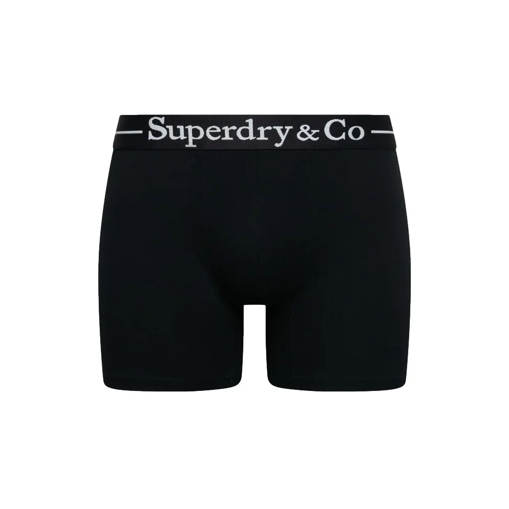 Superdry M3110480a Boxers 3 Eenheden Zwart M Man