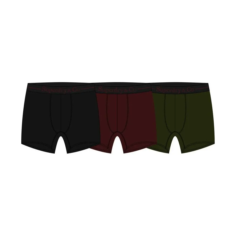 Superdry M3110480a Boxers 3 Eenheden Veelkleurig M Man
