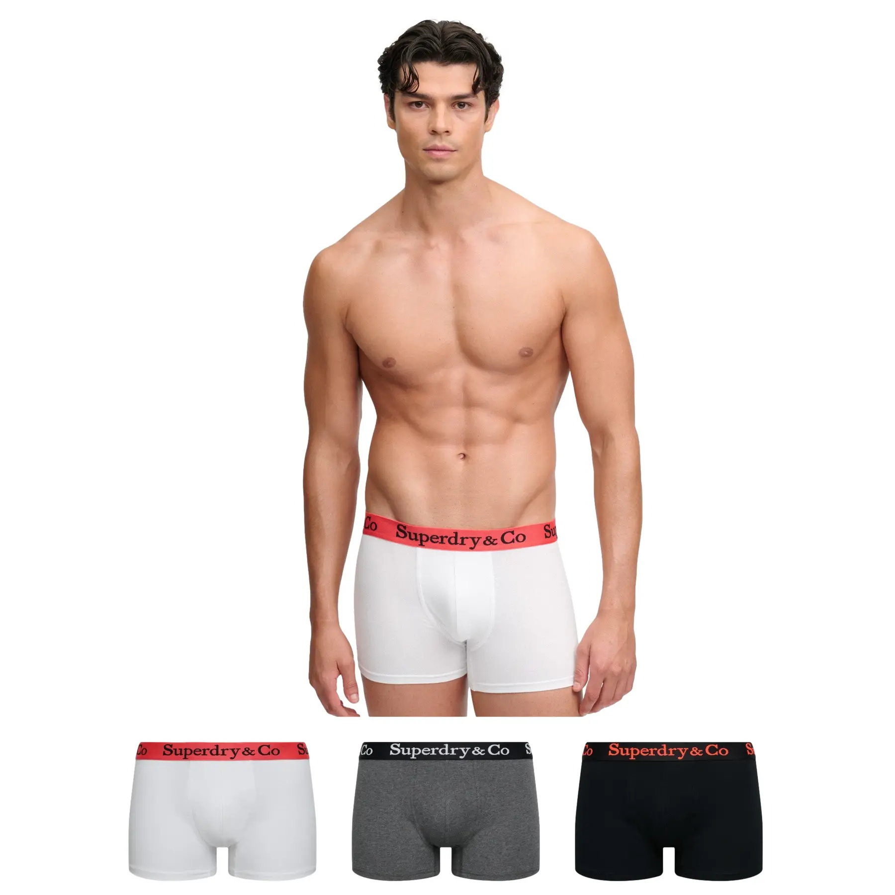 Superdry M3110481a Trunk Boxers 3 Eenheden Veelkleurig XL Man