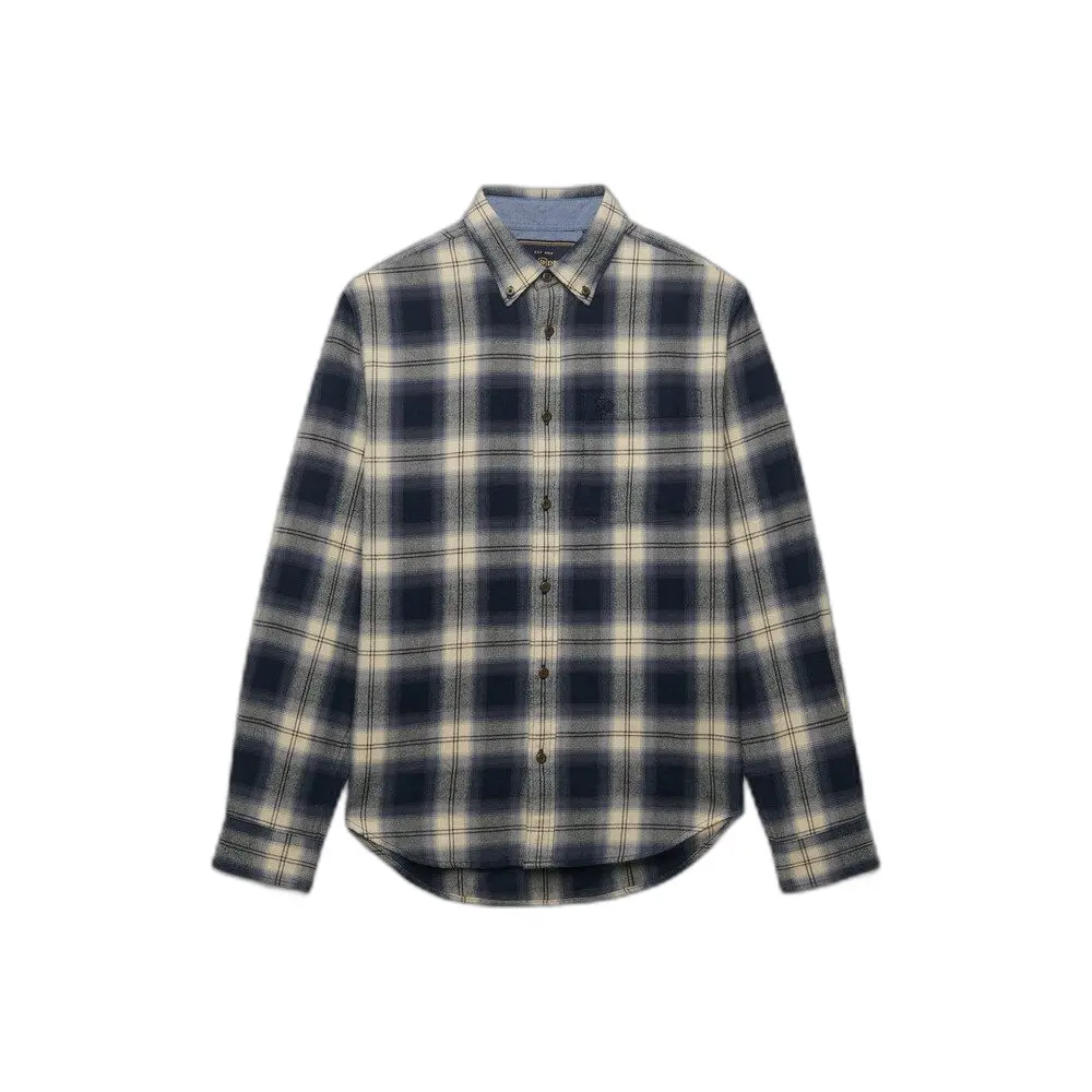 Superdry - Katoenen Lumberjack Overhemd met Lange Mouwen - Heren - Lange mouwen shirts
