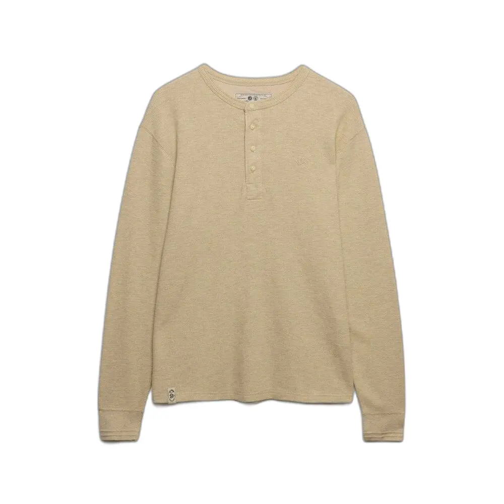 Maglietta a manica lunga  Slub Waffle Grandad
