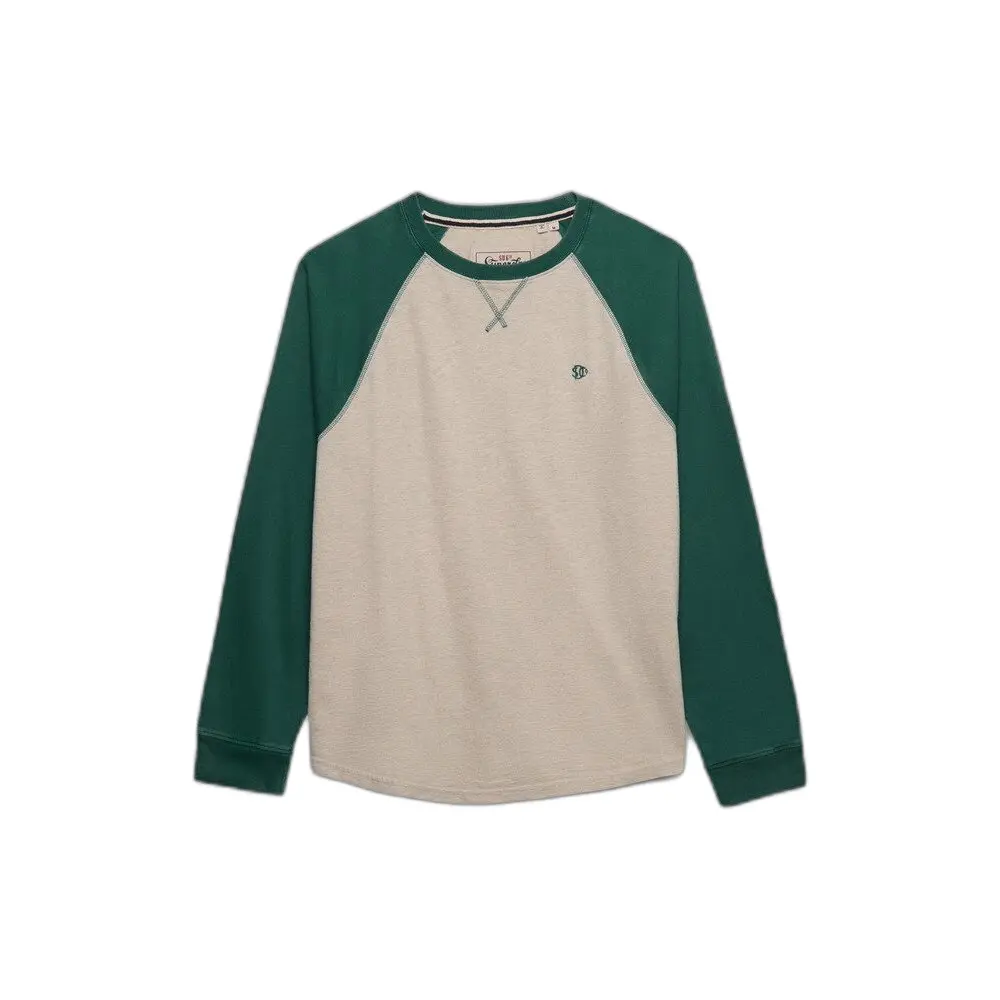 Superdry - Vintage Athletic Honkbaltop - Heren - Tops