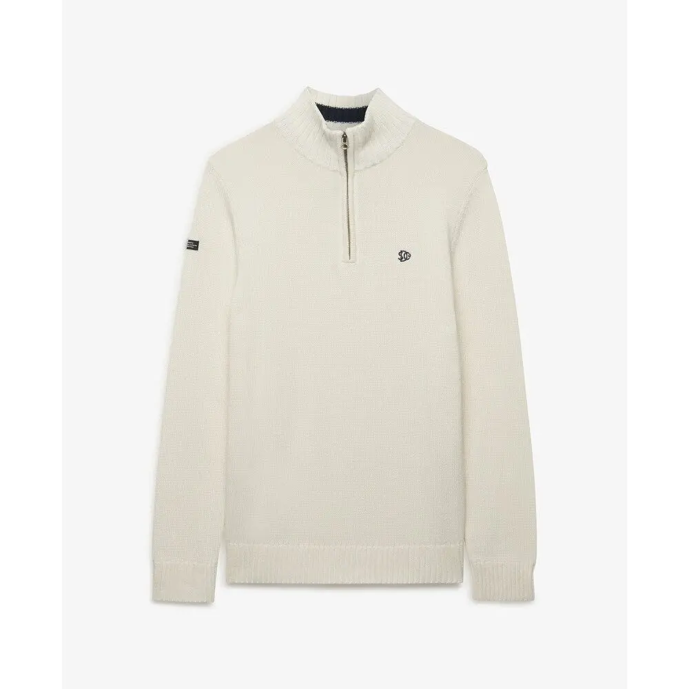 Pull in cotone mezzo zip
