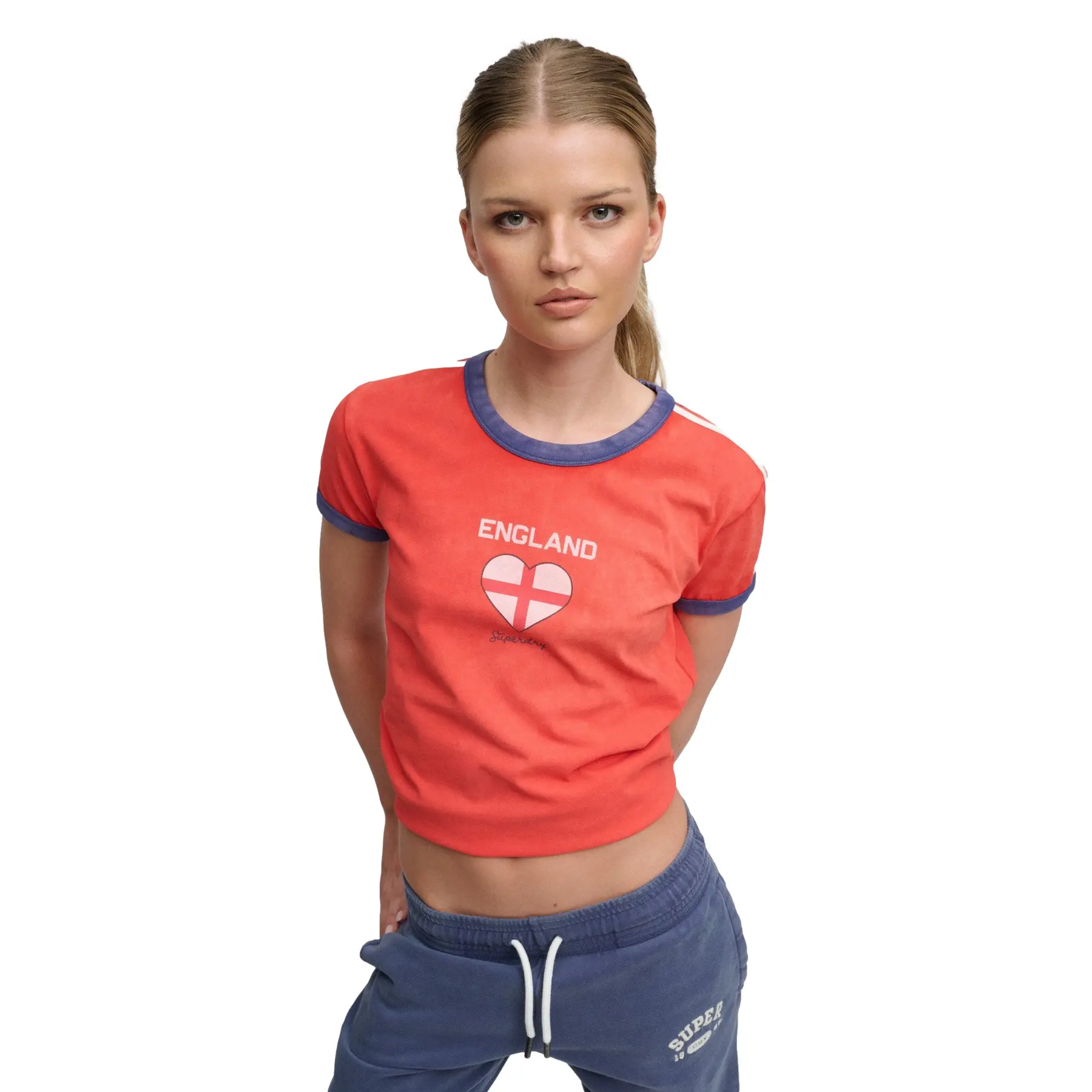 T-shirt da donna Superdry Athletic Stripe