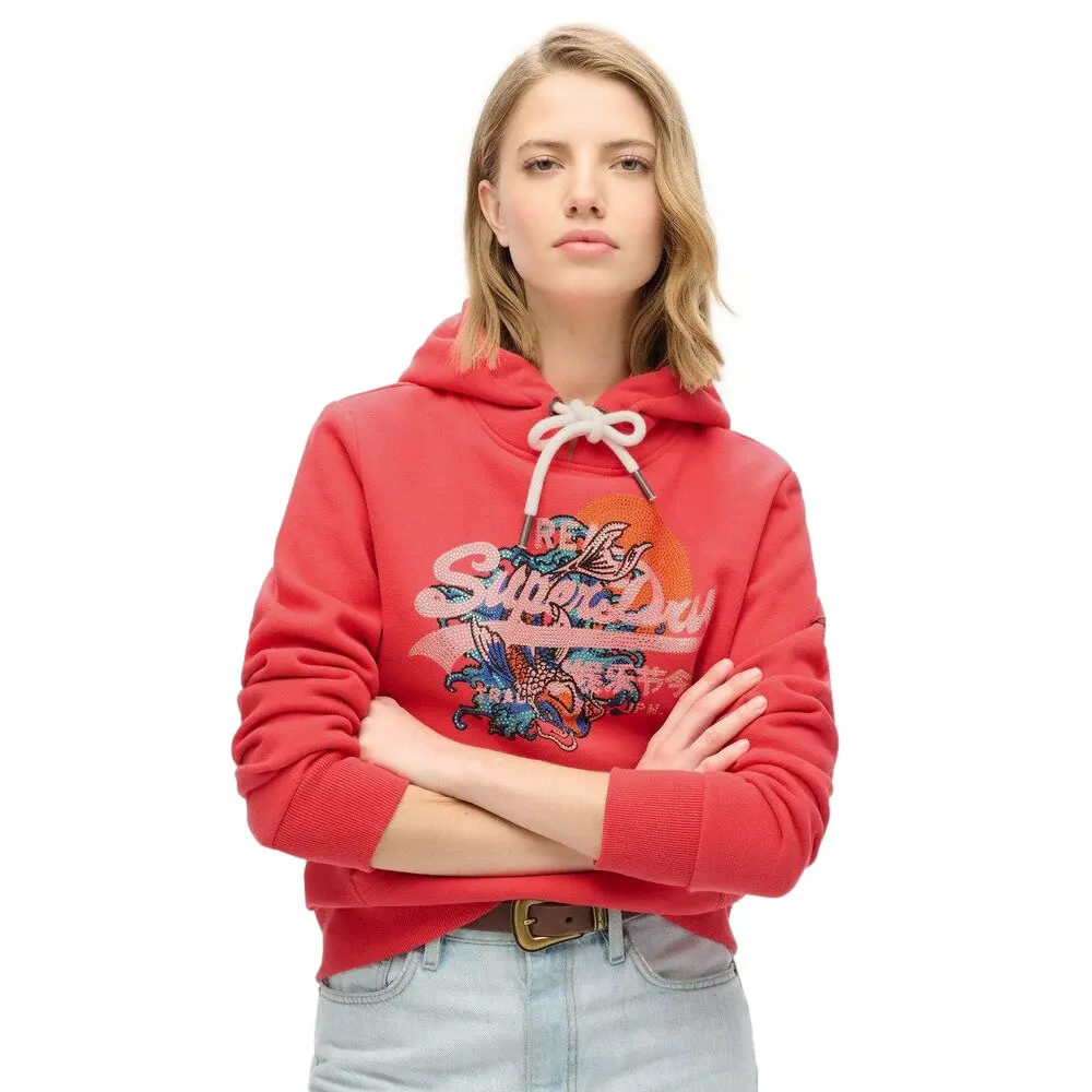 Hoodie Damen Superdry Vintage Logo Tokyo