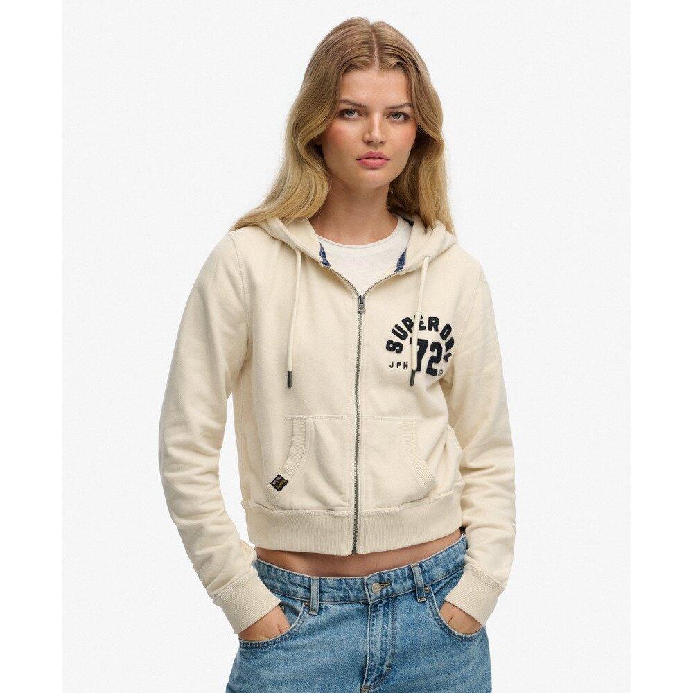 Felpa con cappuccio a taglio comodo donna Superdry Athletic