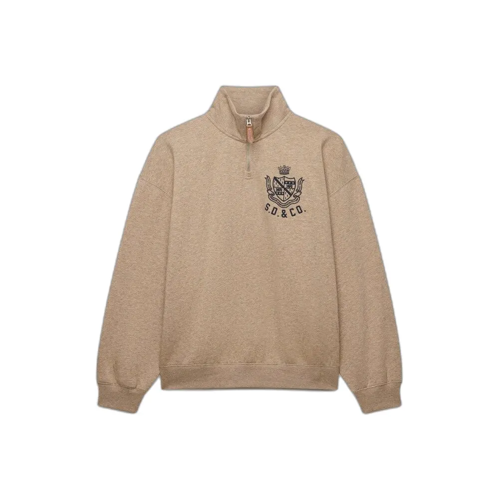 Felpa donna con mezza zip  Country Club