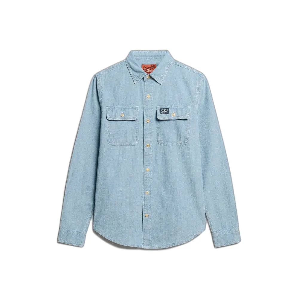 Camicia di cotone a maniche lunghe