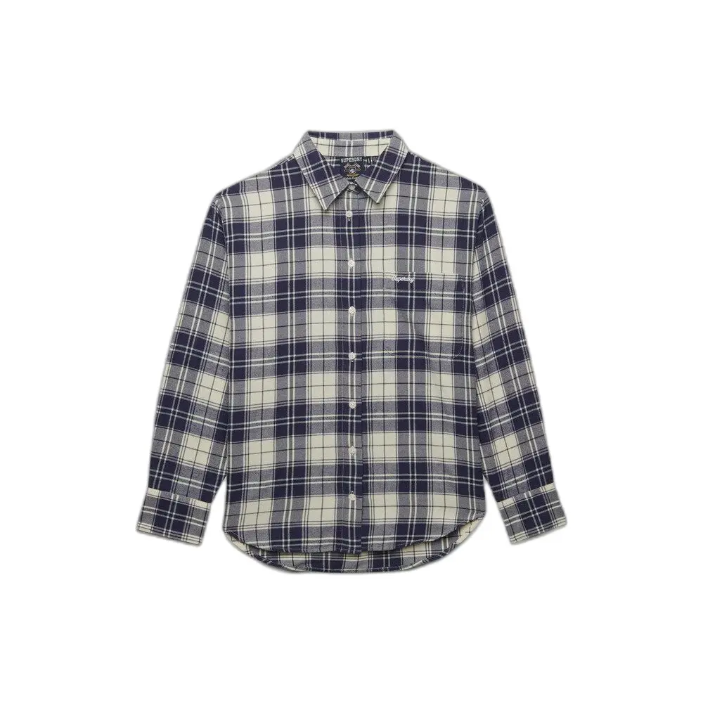 Camicia a quadri in flanella donna