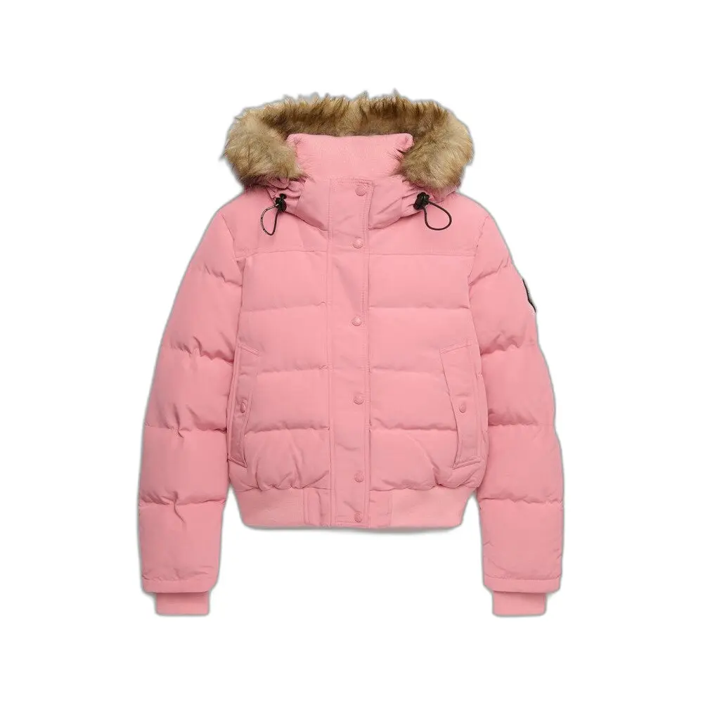 Superdry - Everest Bomber Jas met Slanke Pasvorm - Dames - Gewatteerde jassen