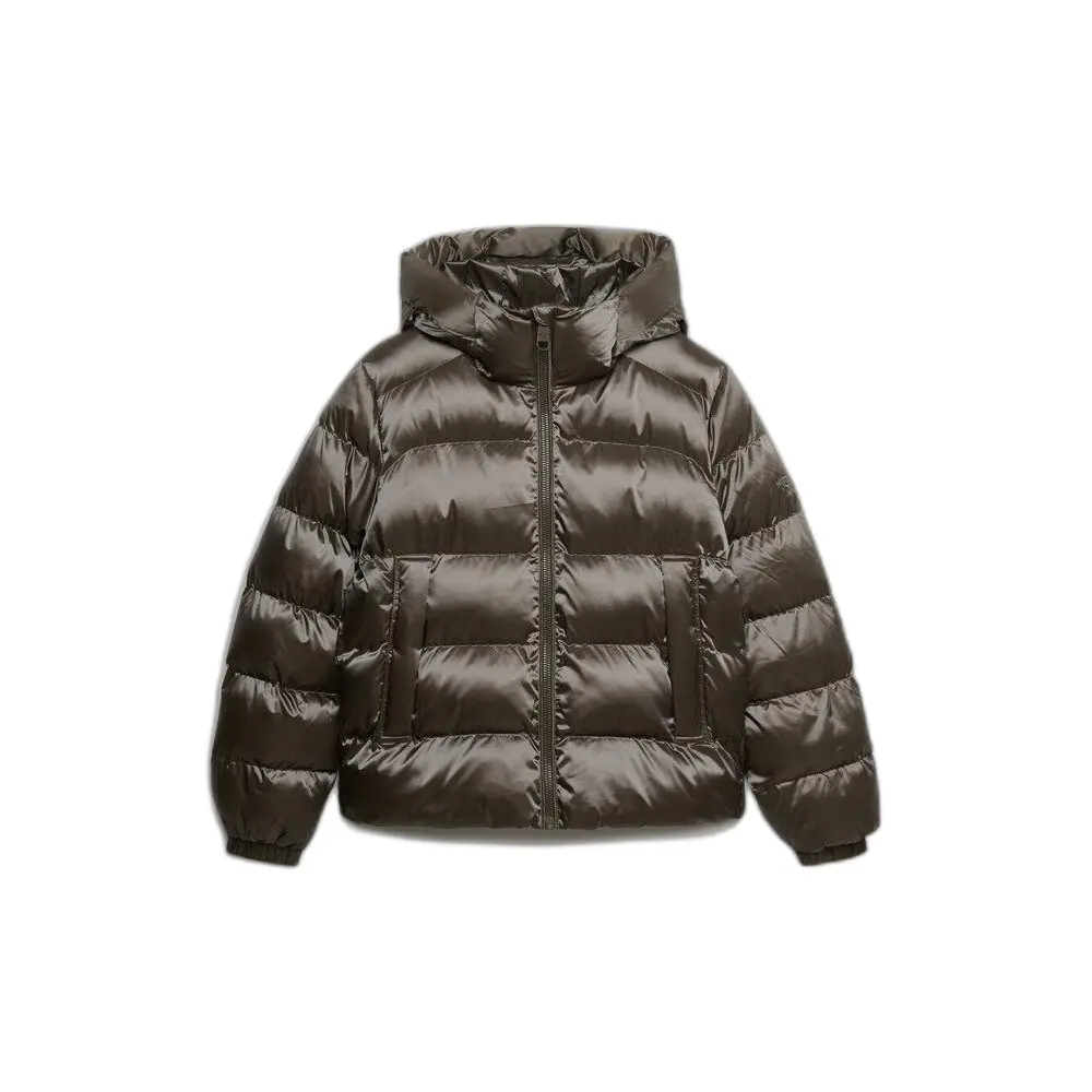 Glänzende Kapuzenjacke für Frauen Superdry
