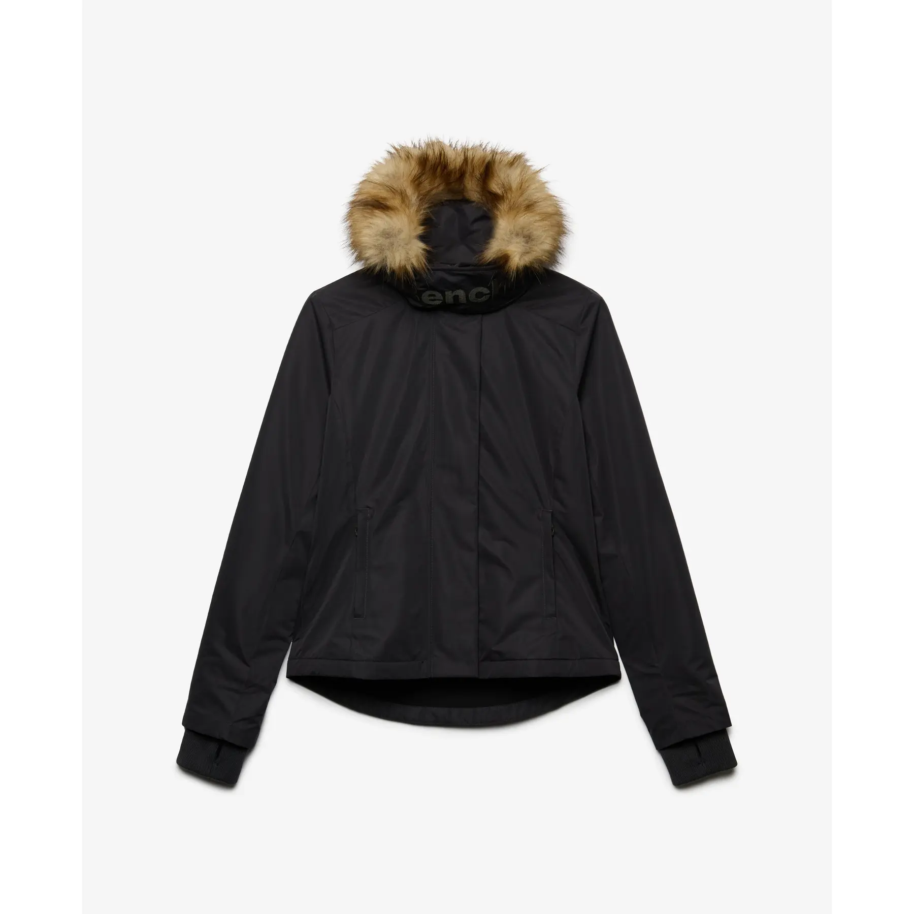 Windbreaker met capuchon van fauxbont dames Superdry Bench