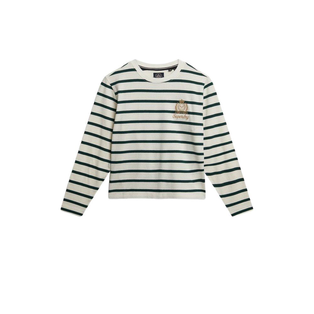 5063068869144 - Gestreifter Pullover für Frauen Country Club