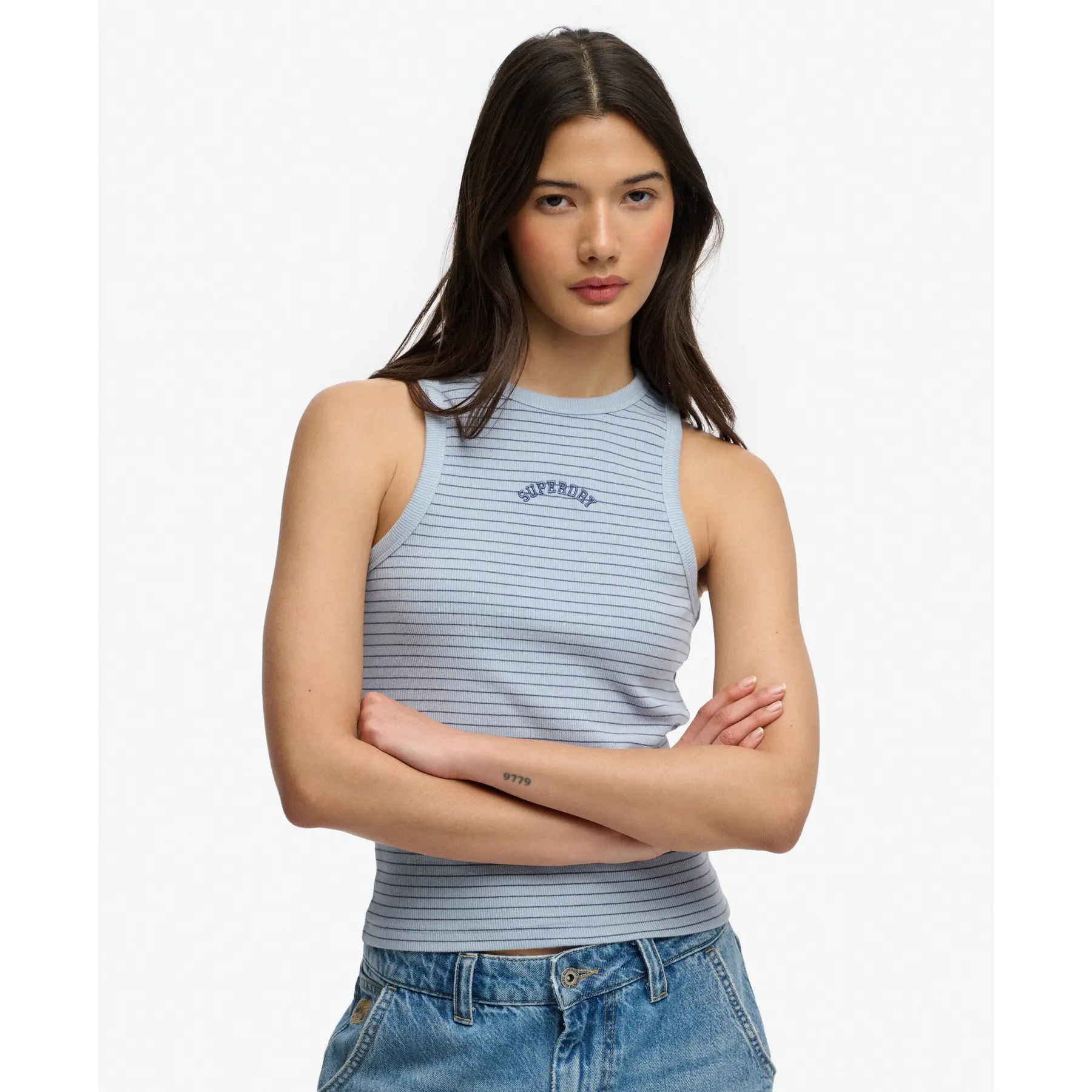 Women's tank top Superdry Essential Logo Str