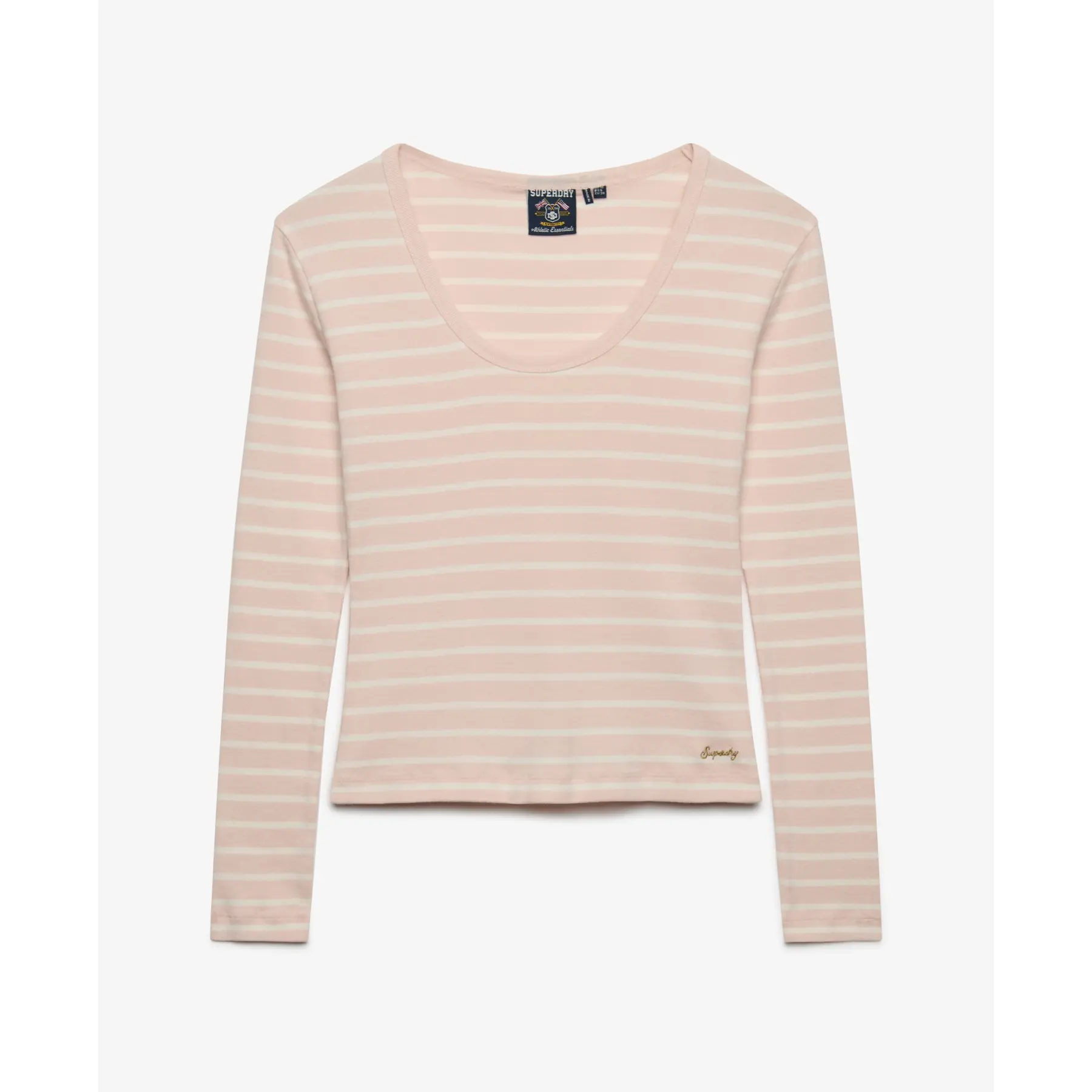 Striped long sleeve women's T-shirt Superdry Ath Ess