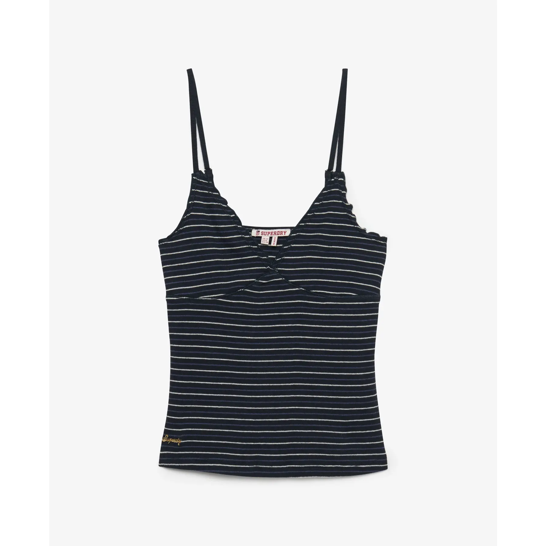 Image of Waffel-Ärmellos V-Ausschnitt Damen Superdry Athletic Essential