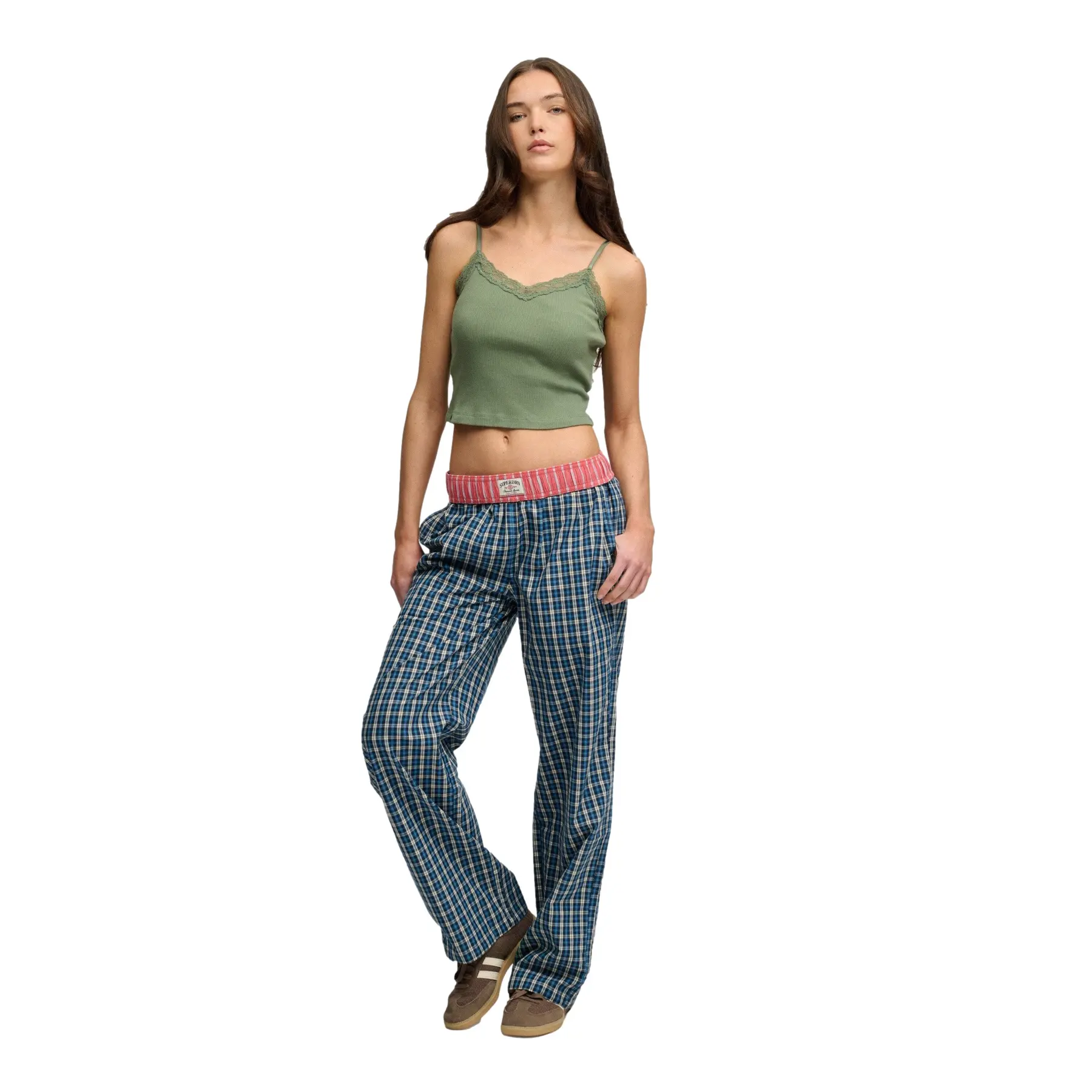 Canotta con bordino in pizzo donna  Essential