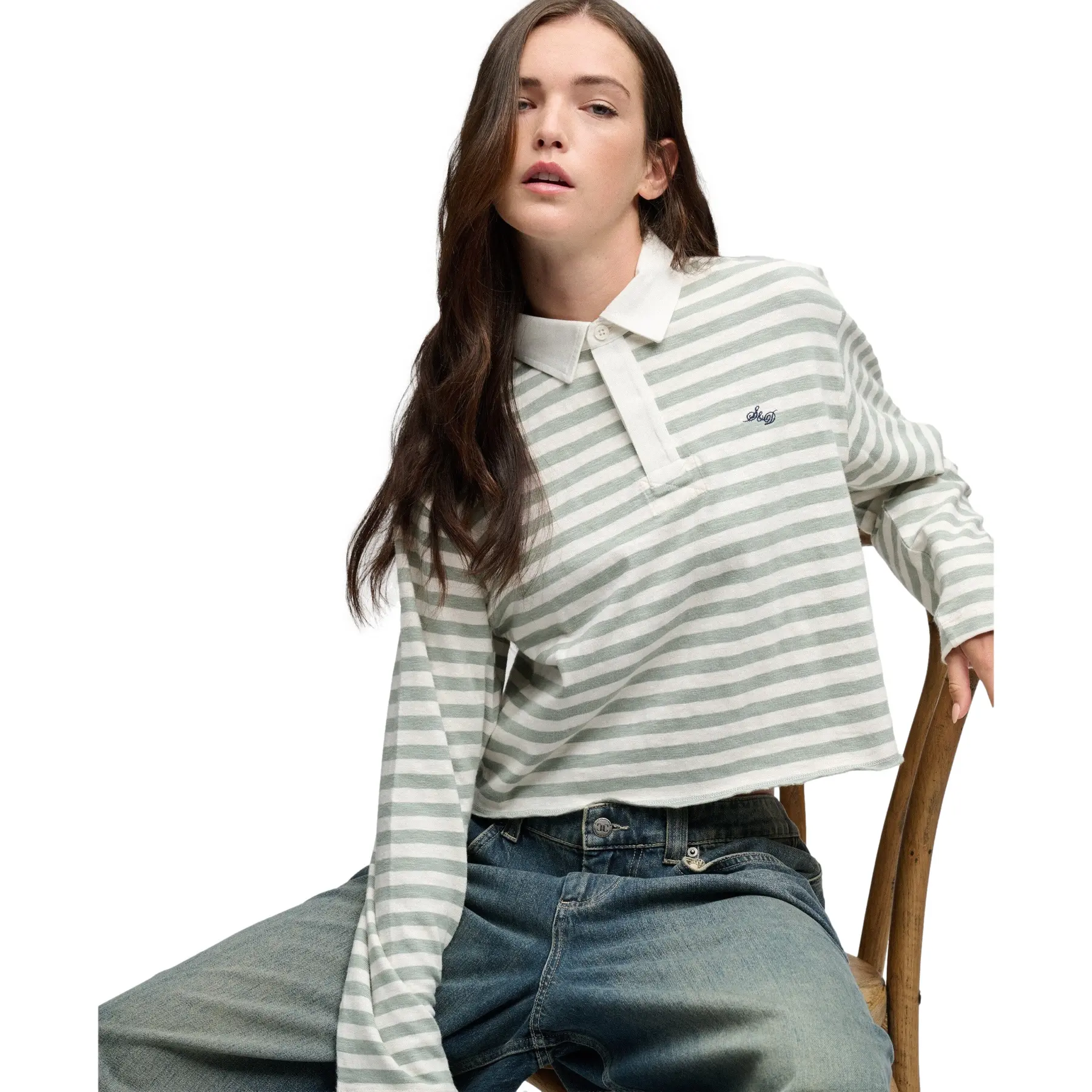 Polo donna a maniche lunghe  Athletic Essentials
