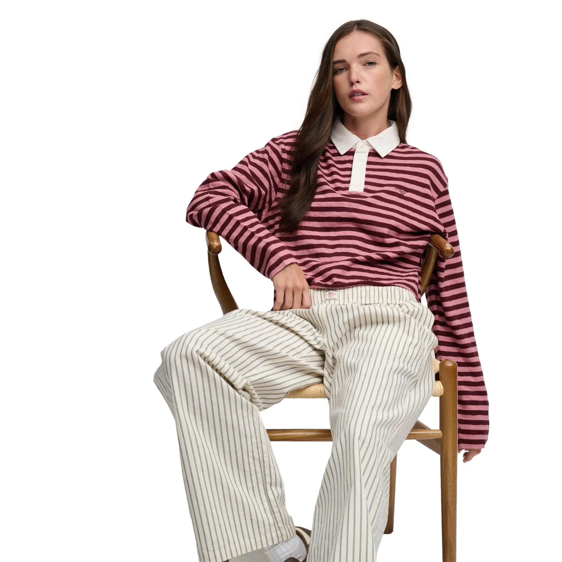 Polo donna a maniche lunghe  Athletic Essentials