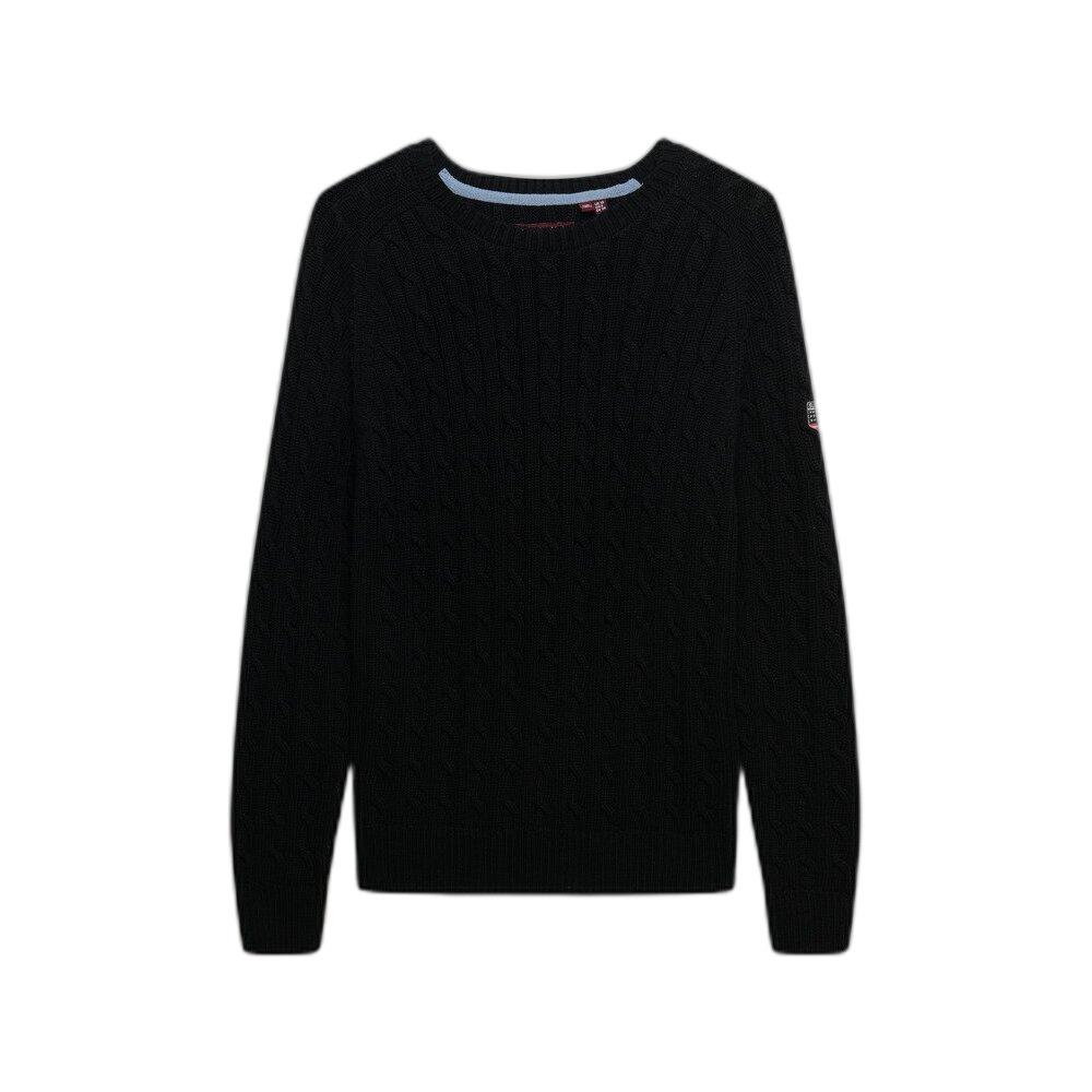 5063634231047 - Lässiger Damen-Pullover mit Zopfmuster Superdry