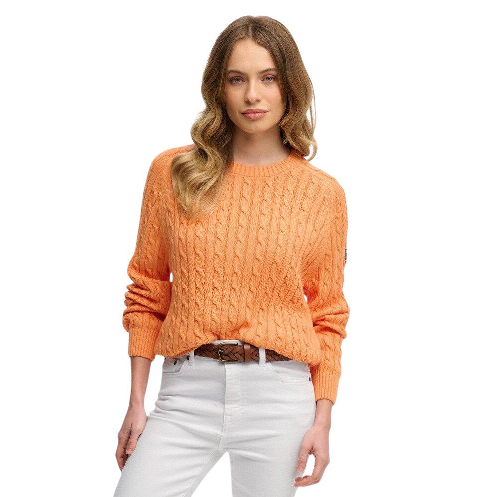 5063634234925 - Lässiger Damen-Pullover mit Zopfmuster Superdry