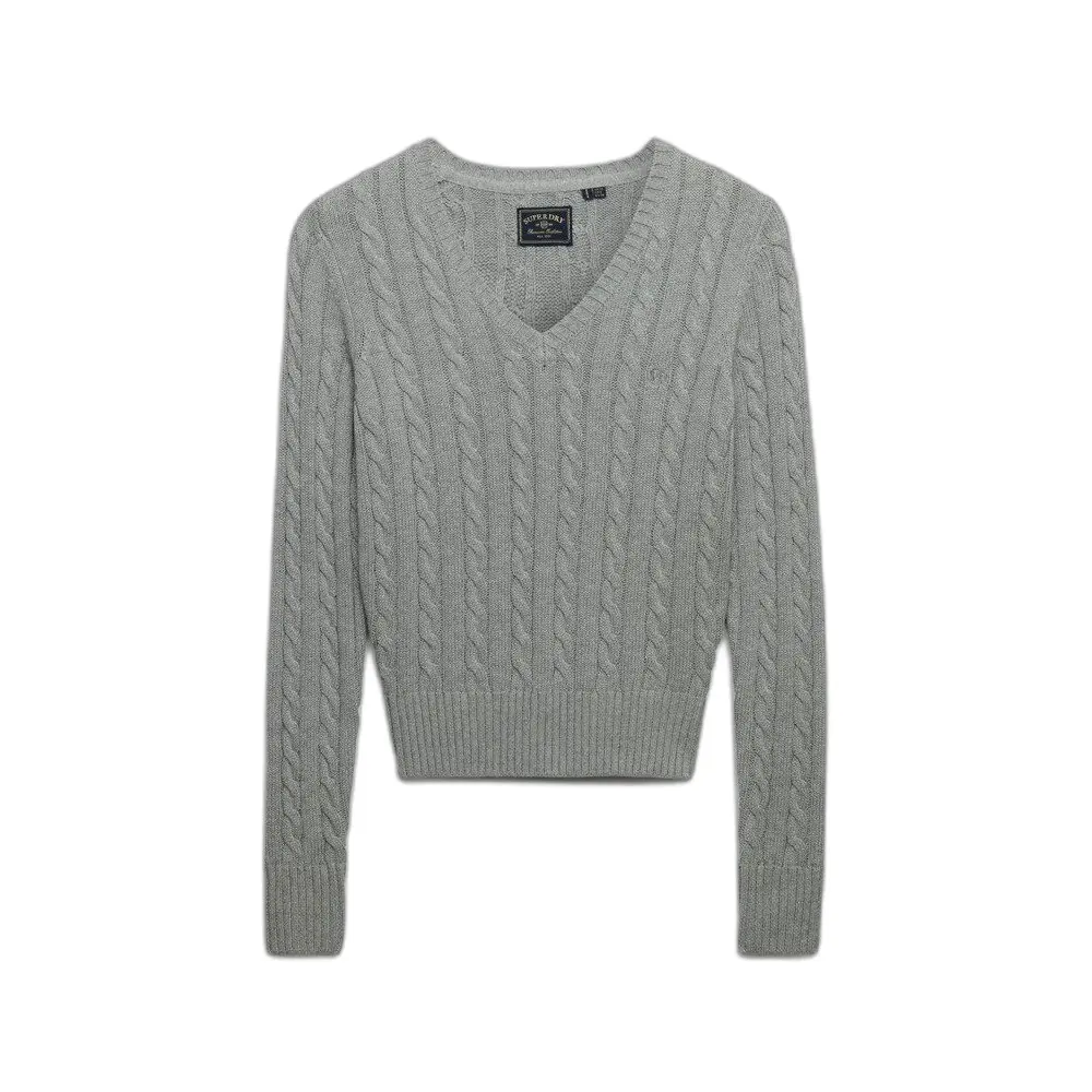 Pullover mit V-Ausschnitt für Frauen Superdry