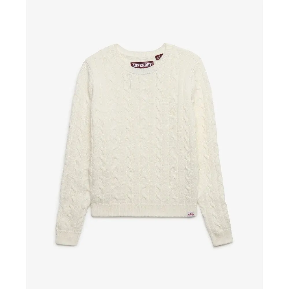 Twisted knit jumper for women Superdry Essentials SD&CO