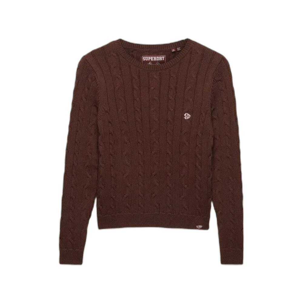 Damen-Pullover mit Zopfmuster Superdry Essentials SD&CO
