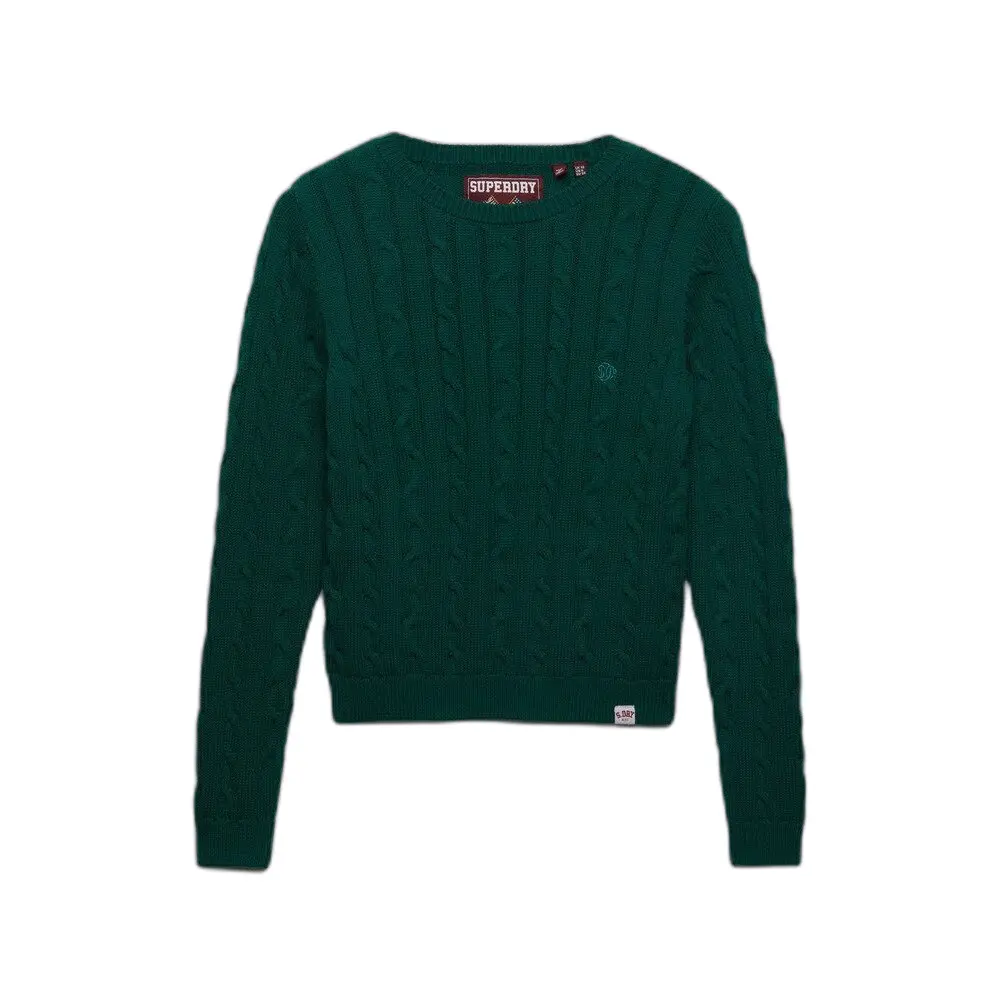 Damen-Pullover mit Zopfmuster Superdry Essentials SD&CO