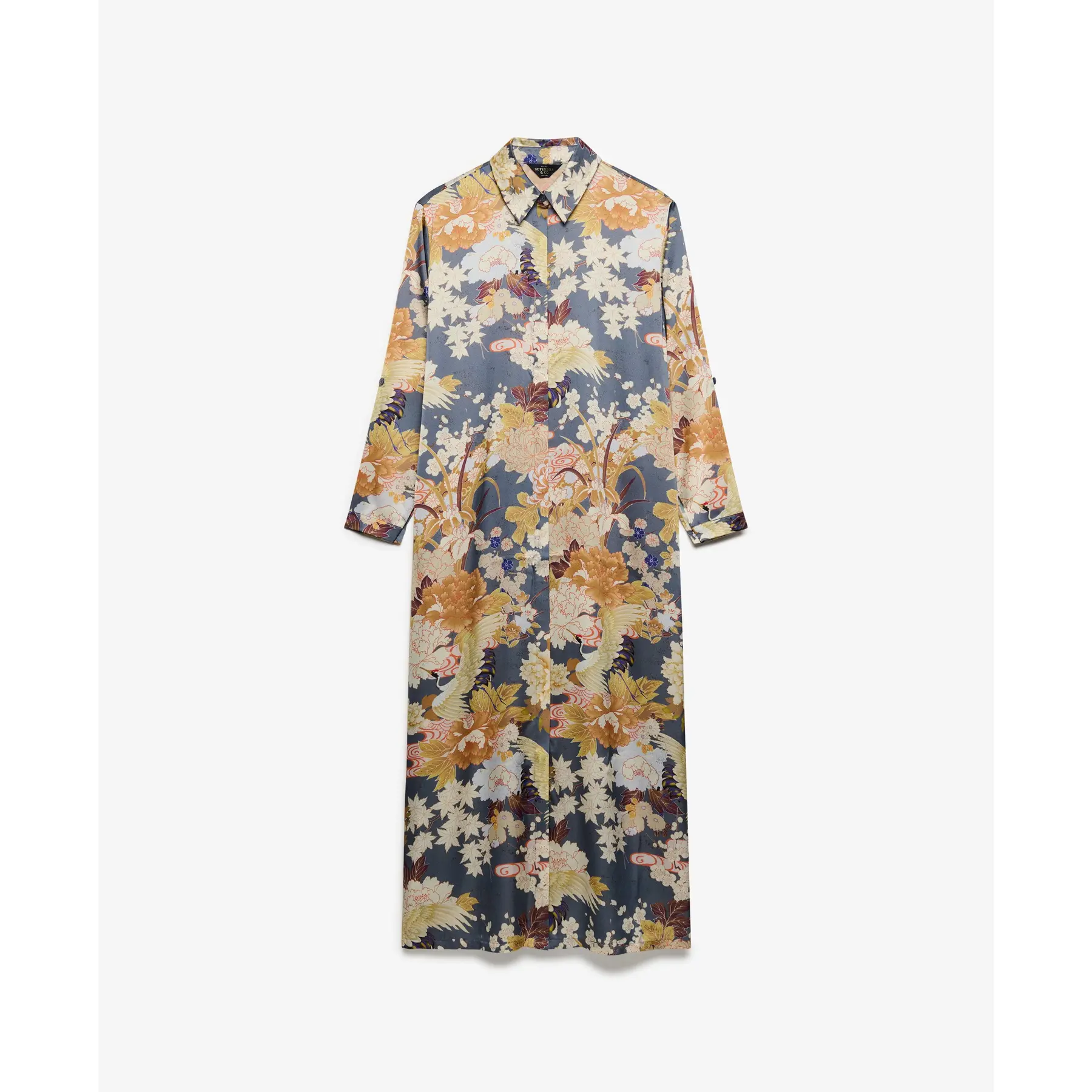 Hemdkleid Damen Superdry Maxi Florale