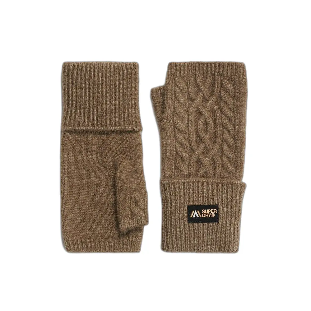 Women's hand warmers Superdry Cable Luxe