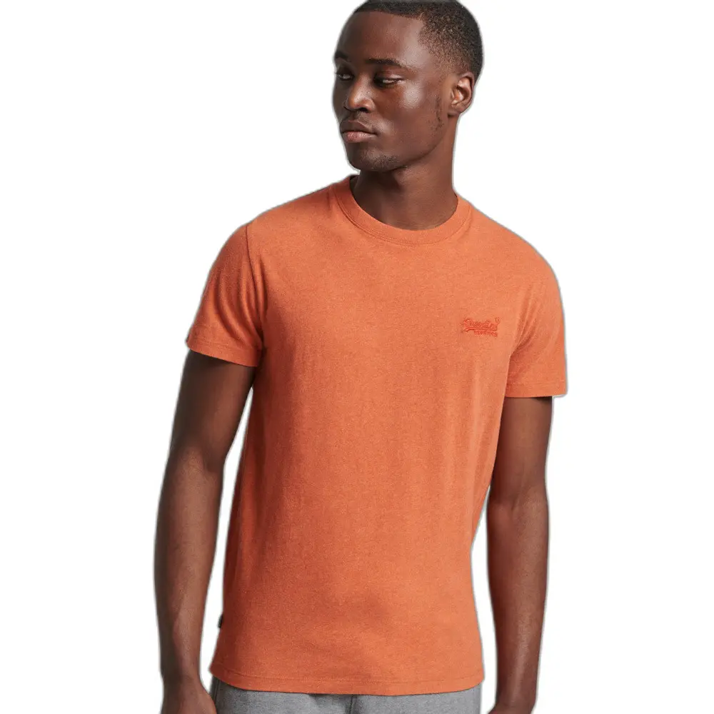 5057847843845 - Mens Vintage Logo T-Shirt mit Stickerei Orange - Größe S