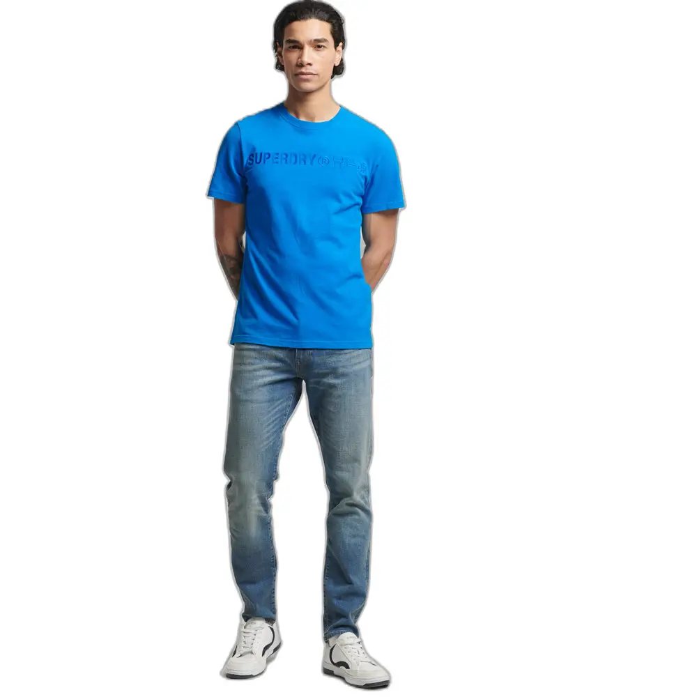 5057847578501 - Mens Vintage Logo T-Shirt Blau - Größe S